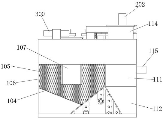 Integrated distributed biological filter system for rural sewage treatment