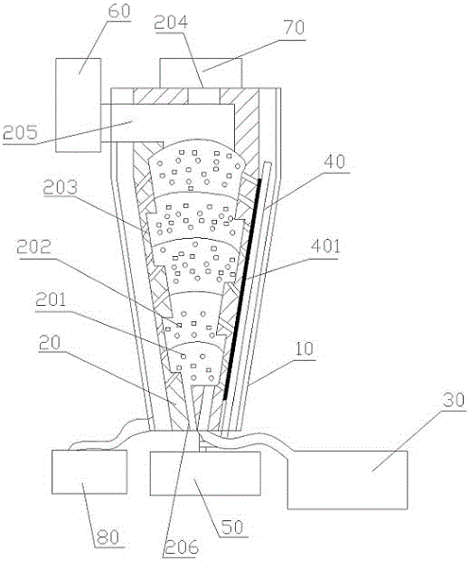 Tea-leaf drying and screening device