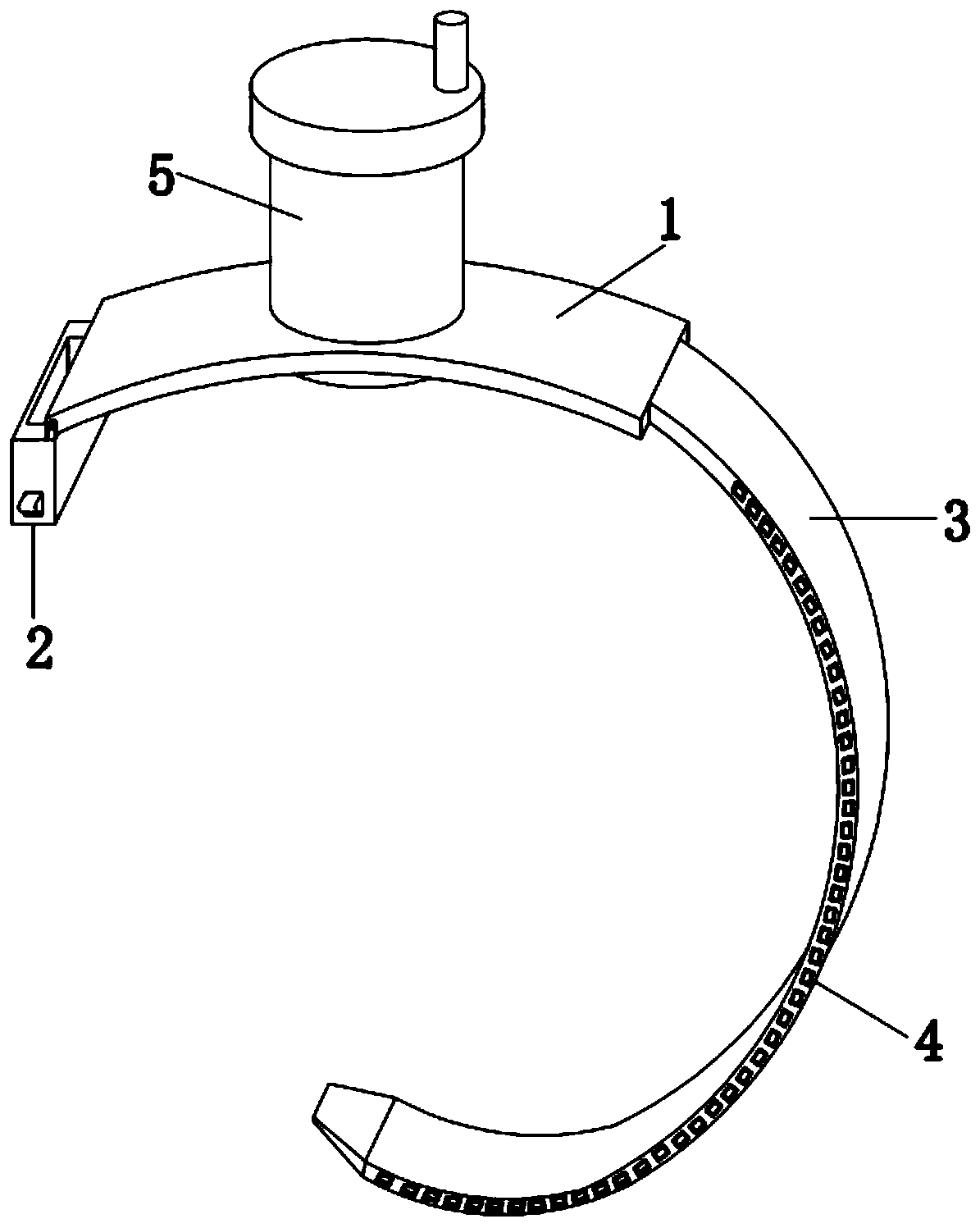 Rapid hemostasis device for emergency department and using method of rapid hemostasis device