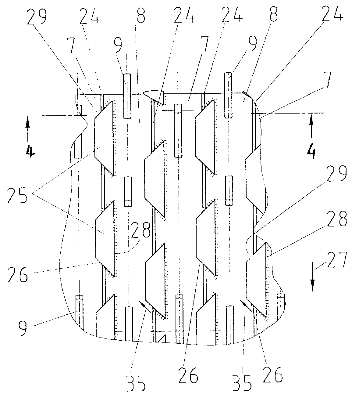 Device for ripping and tearing bags open