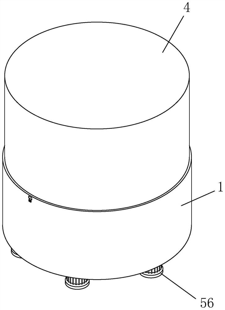 Rotatable circulating display device for selling building materials