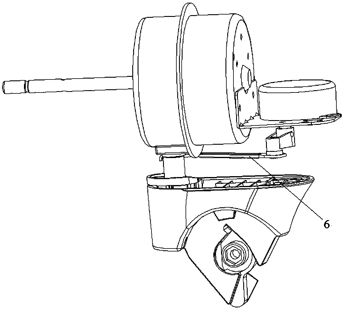 Motor driving assembly, fan oscillating mechanism and fan