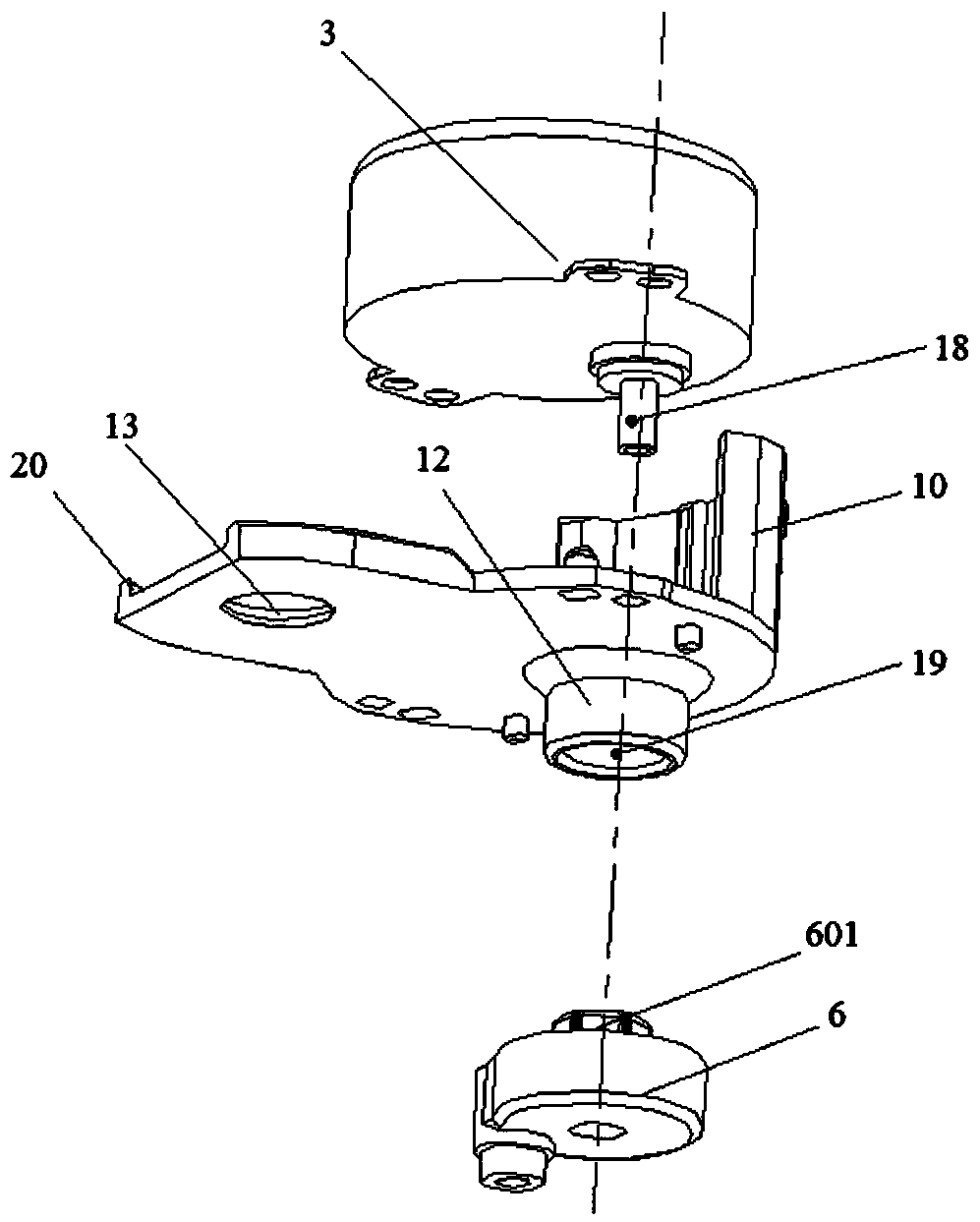Motor driving assembly, fan oscillating mechanism and fan
