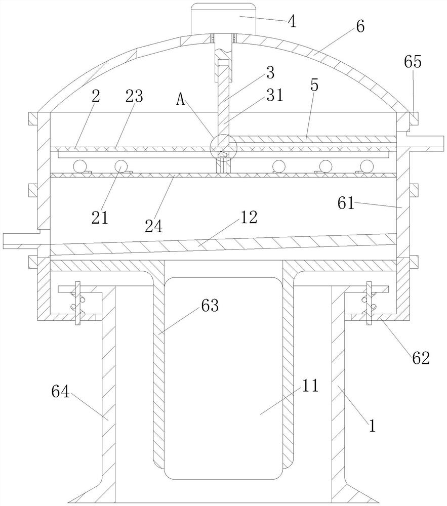 Equipment and method for preparing sludge curing agent based on phosphogypsum solid waste