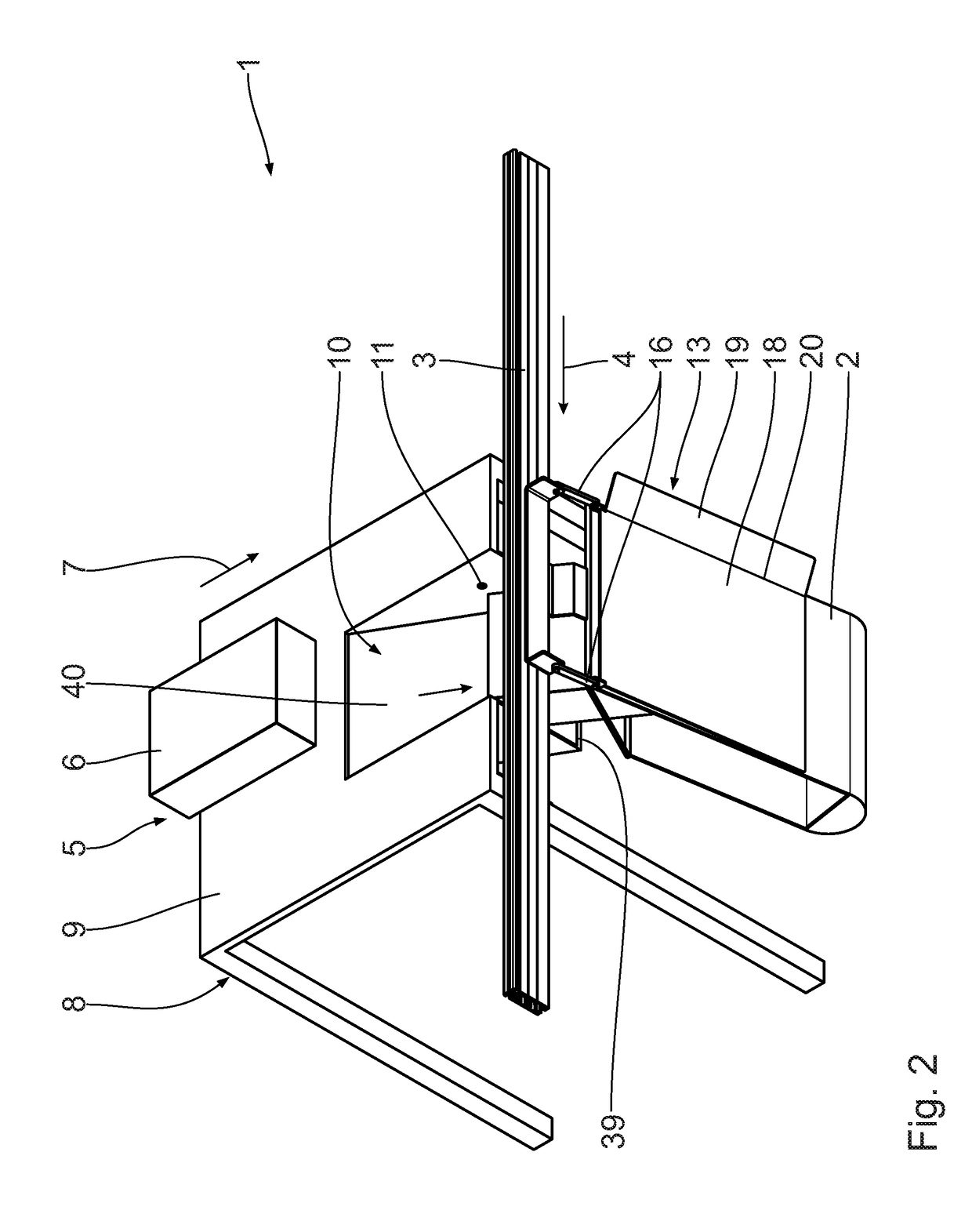 Guard device for transport bags in a loading station of an overhead conveyor system and loading station comprising a guard device of this type