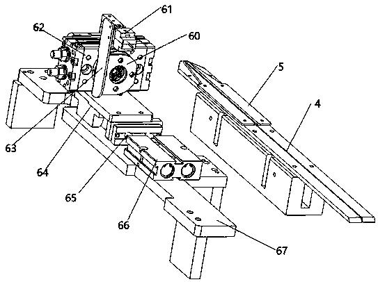 Vertical element riveting system and riveting method thereof