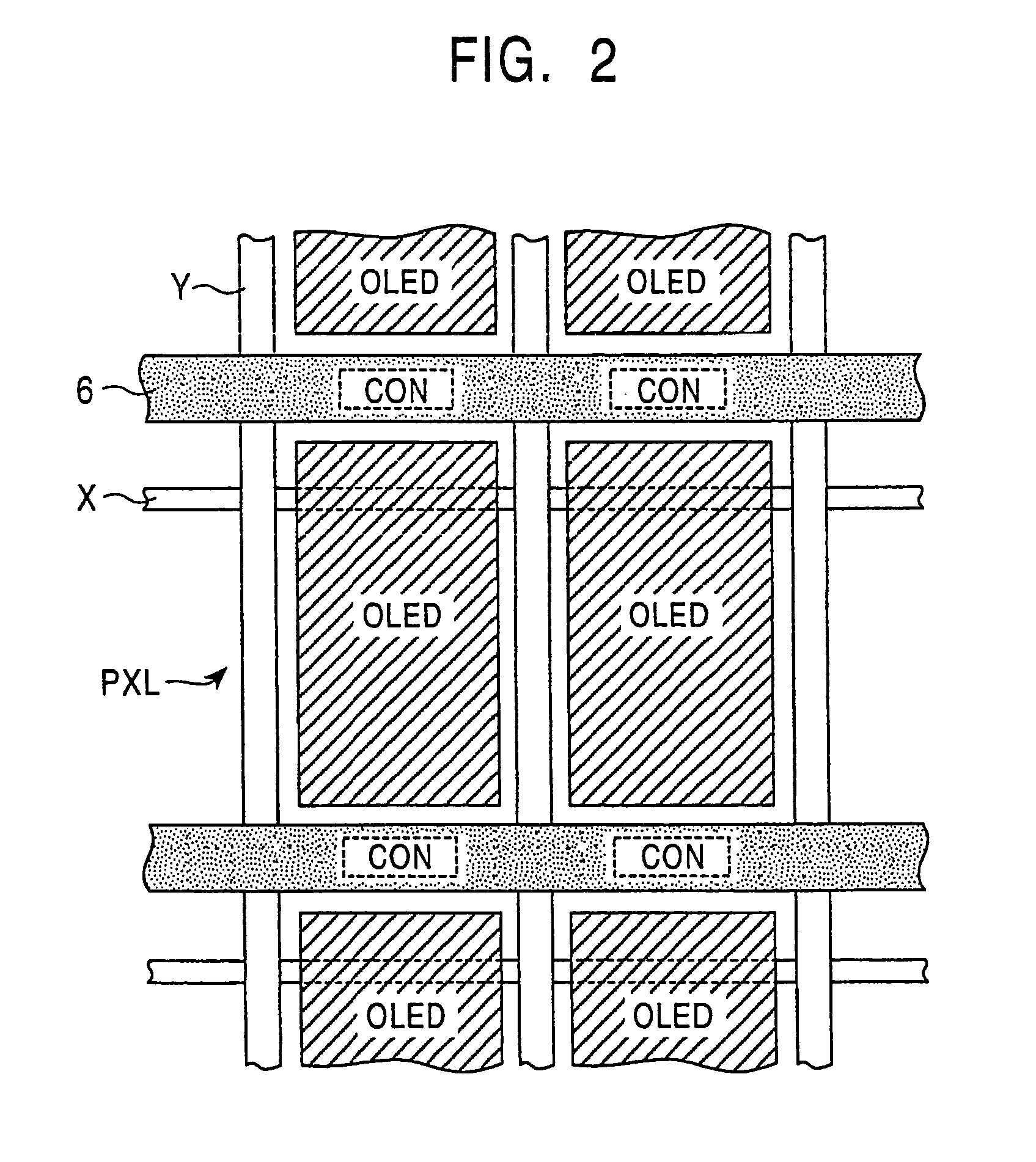Display apparatus using organic electroluminescent element and manufacturing method thereof