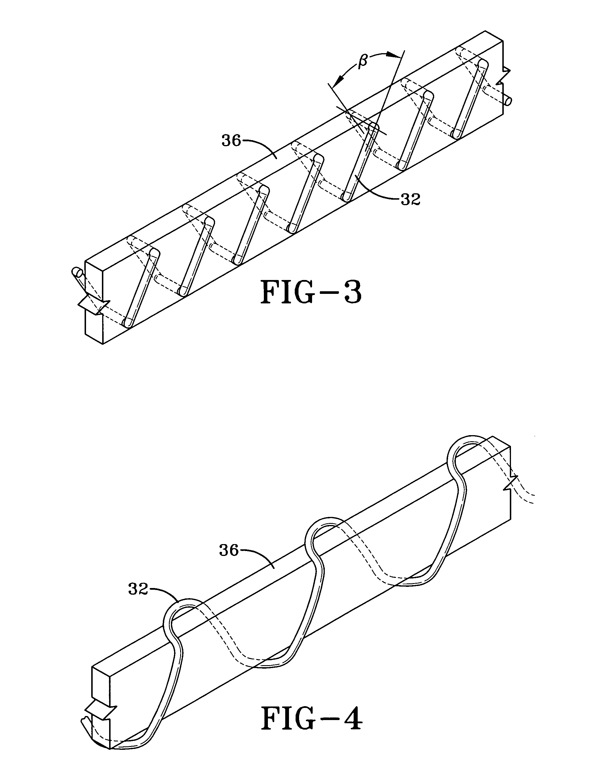 High elongation antenna assembly and method for a tire