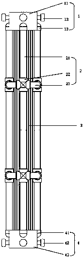 Modular all-direction aeration membrane assembly