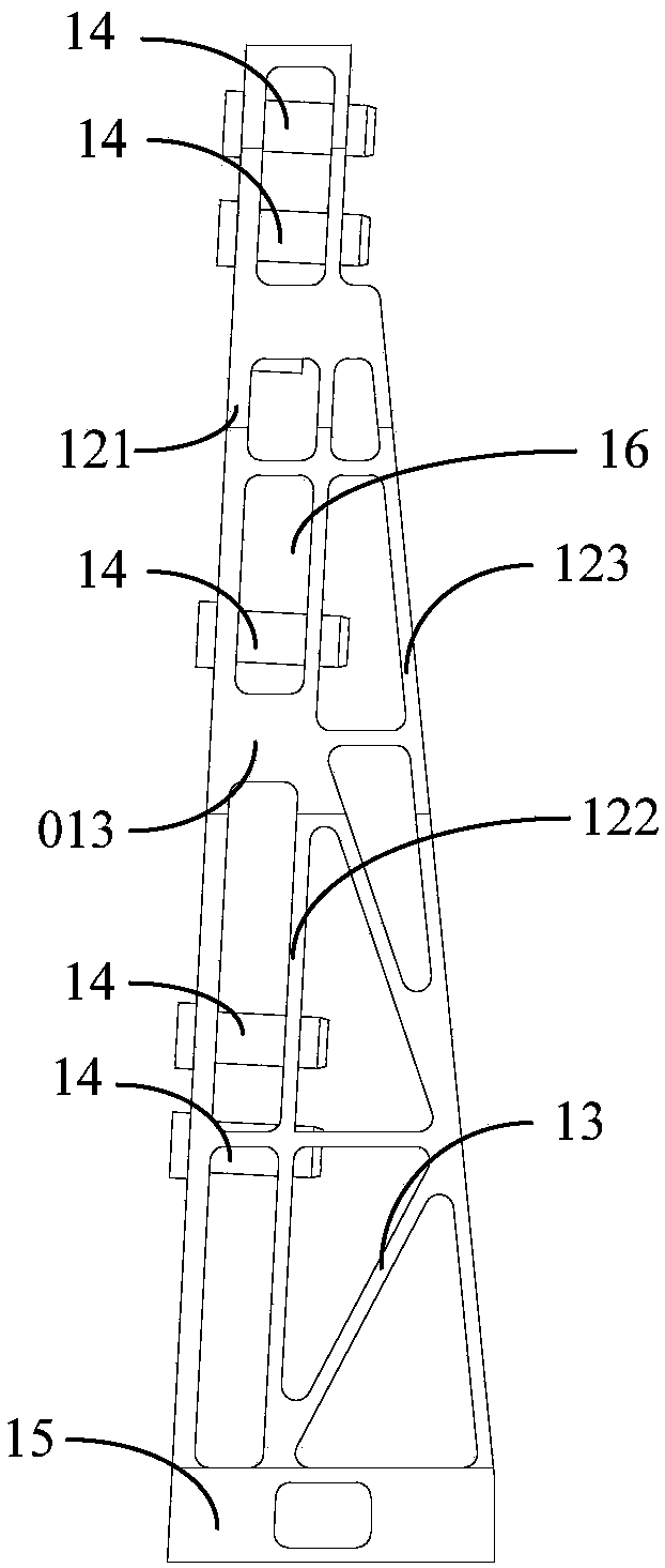 Profile support, battery pack and vehicle