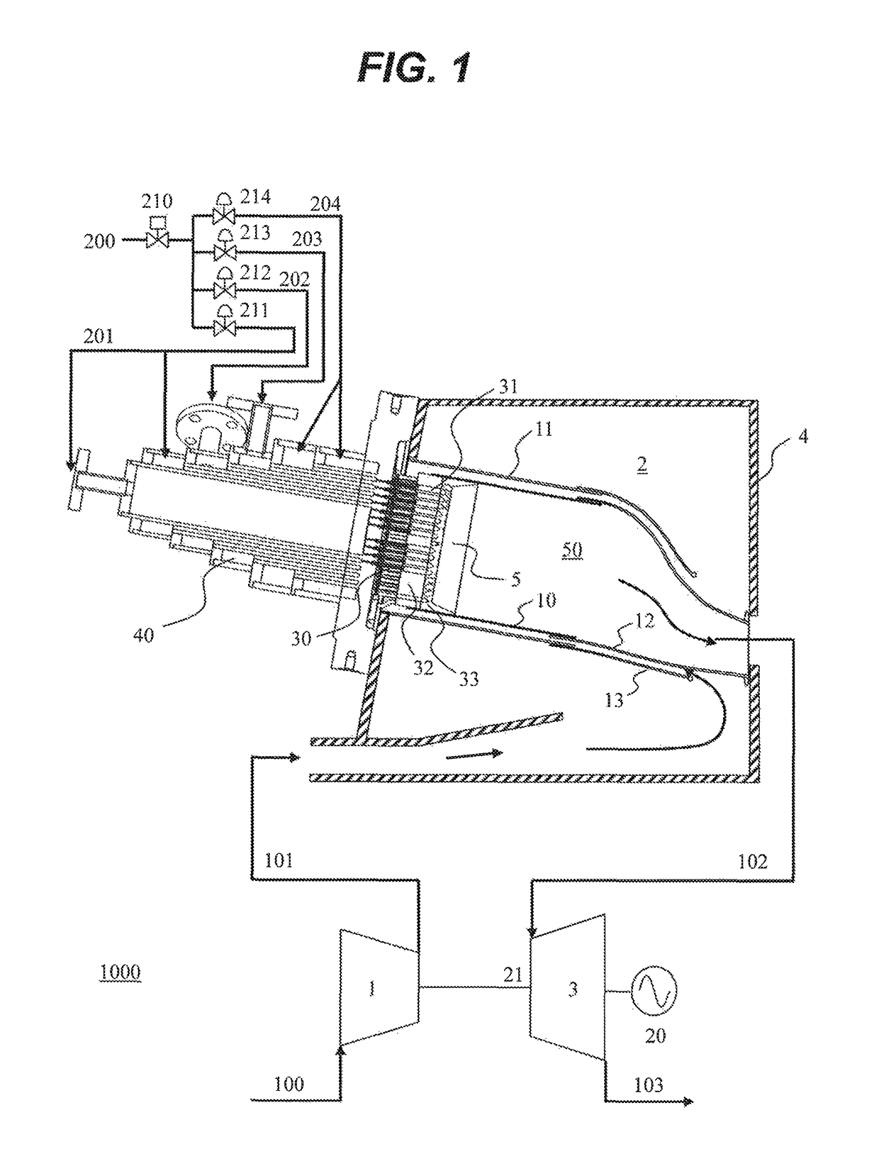 Gas turbine combustor