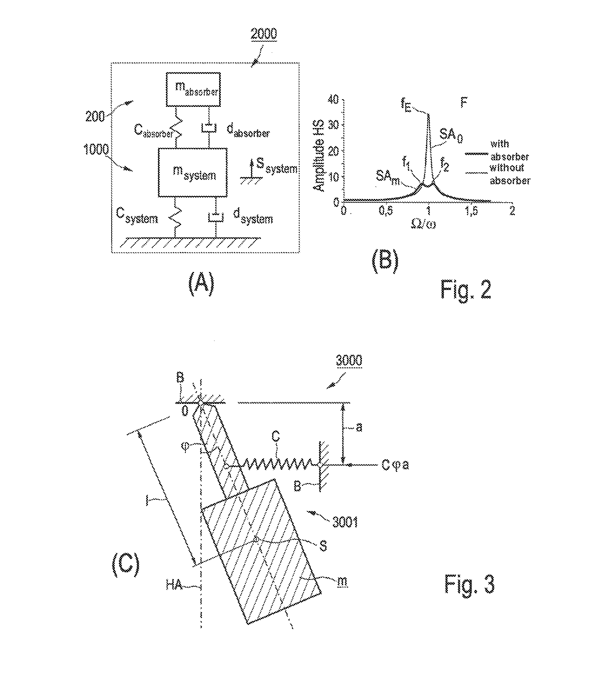 Vibration-limiting module and device, structural segment for a structural installation, and wind turbine having a vibration-limiting module