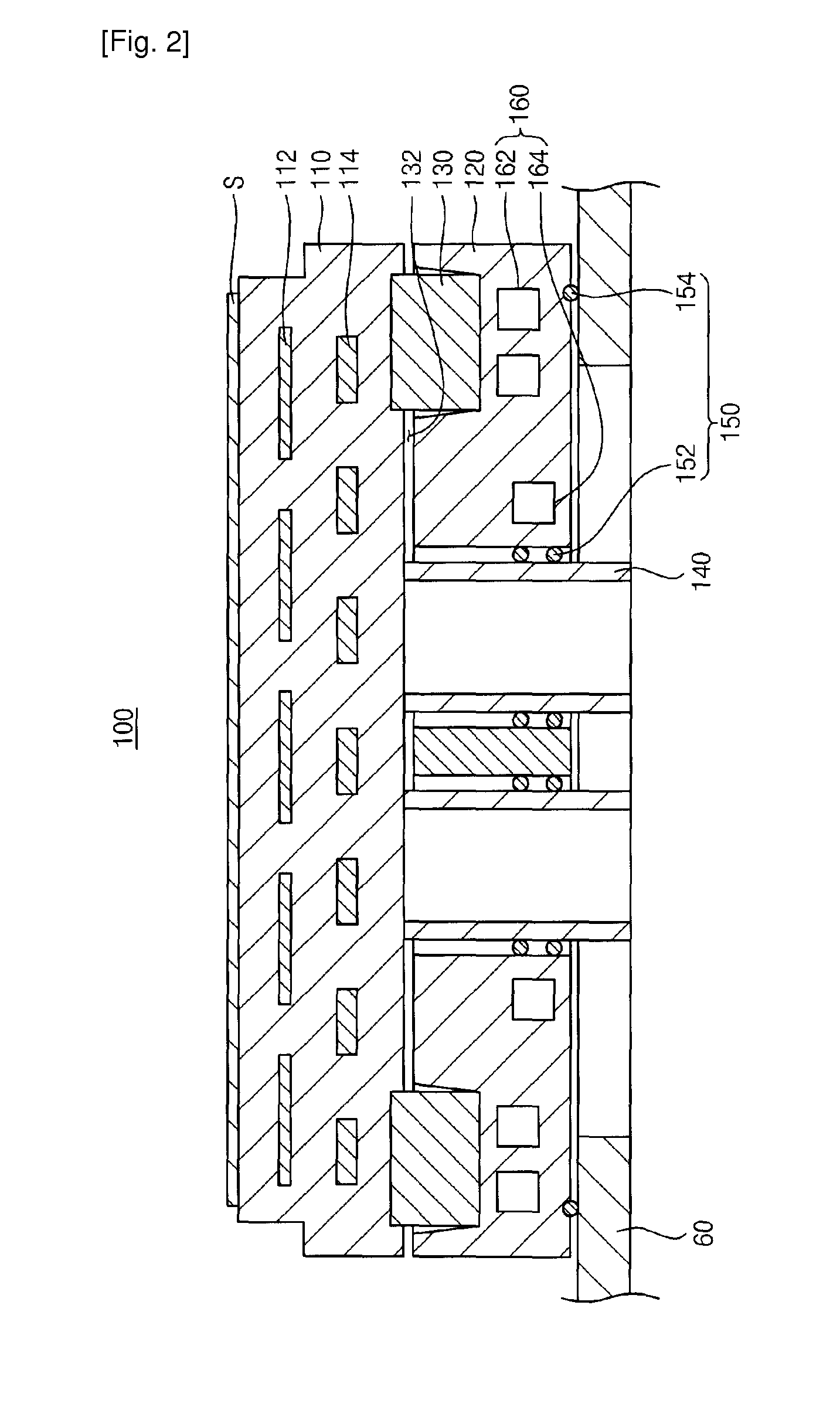 Unit for supporting a substrate and apparatus for processing a substrate having the same
