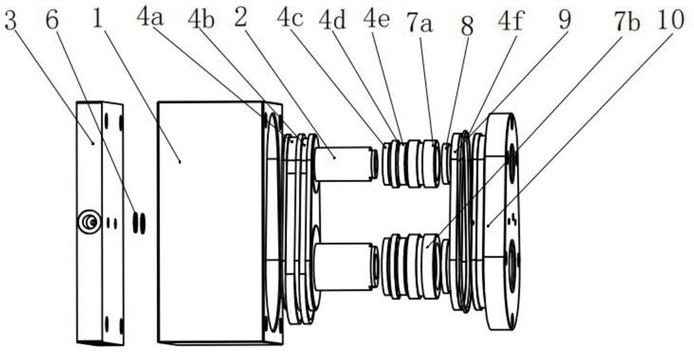 Special-shaped piston multi-punch oil cylinder device and design method thereof