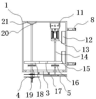 Wool fabric knitting machine traction device