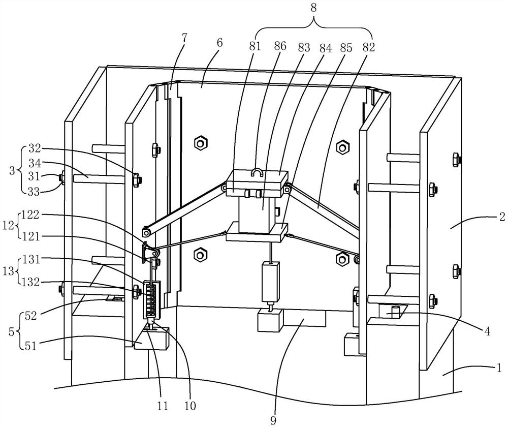 Construction method of cast-in-place pier of municipal viaduct