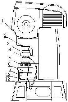 Forming equipment for metal button and production method for forming equipment