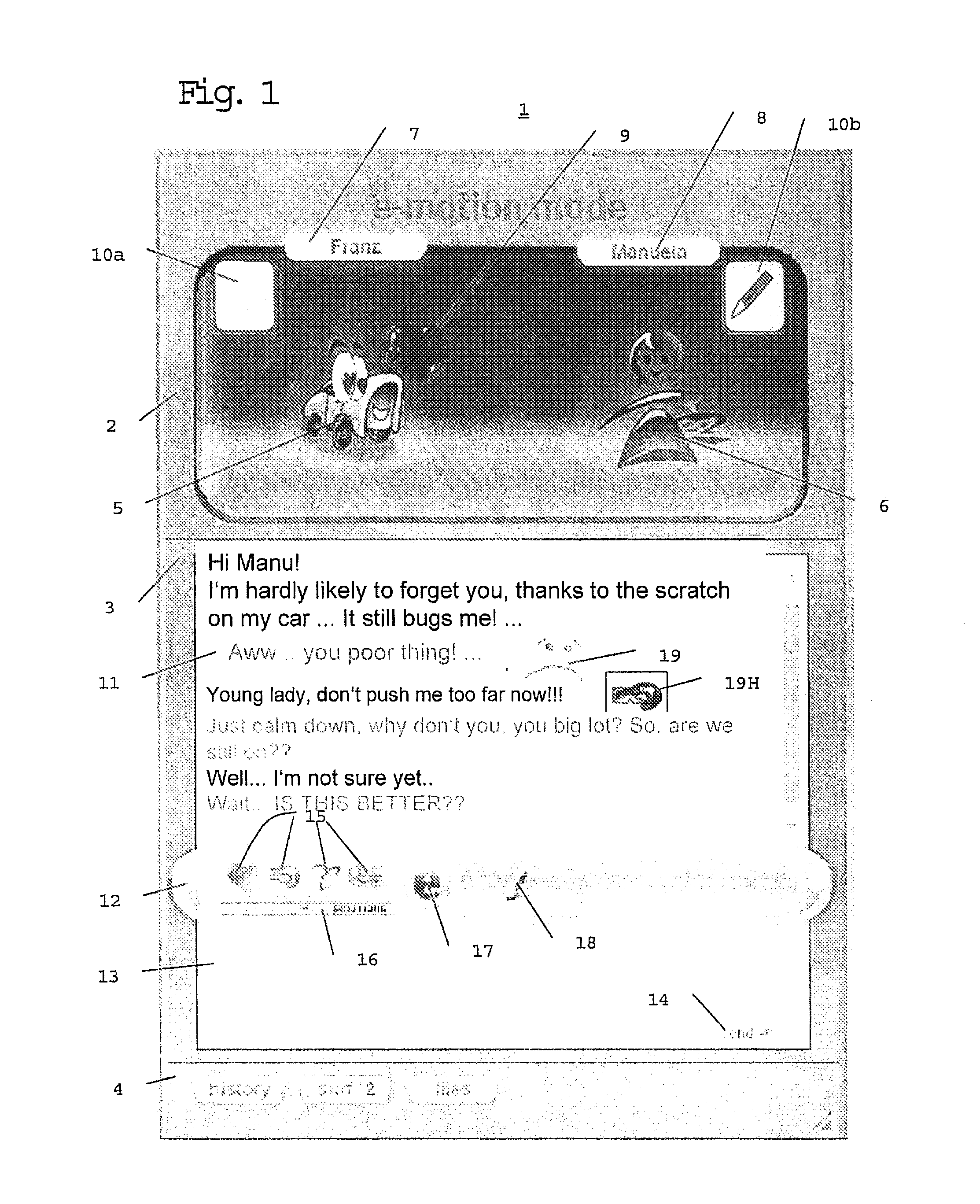 Method and System for Telecommunication with the Aid of Virtual Control Representatives
