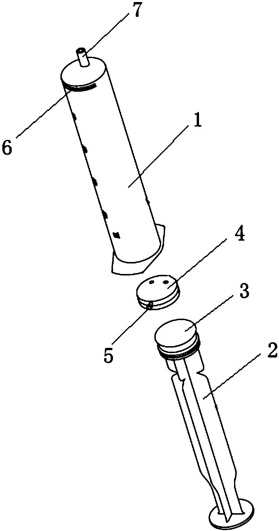 Precise filtering injection syringe