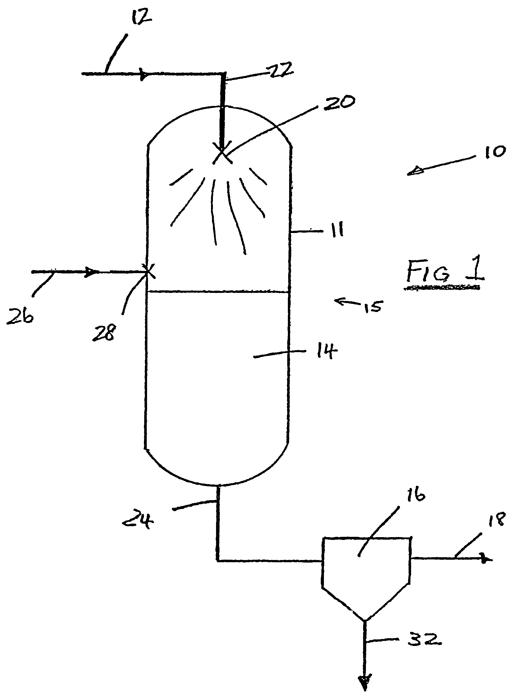 Process and device for production of LNG by removal of freezable solids
