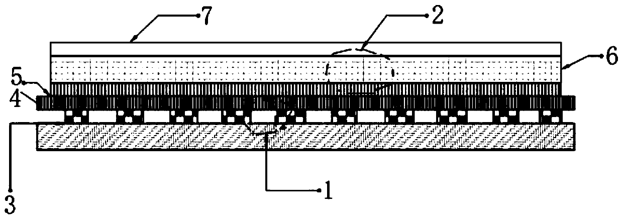 Color-variable flexible electronic skin and preparation method thereof