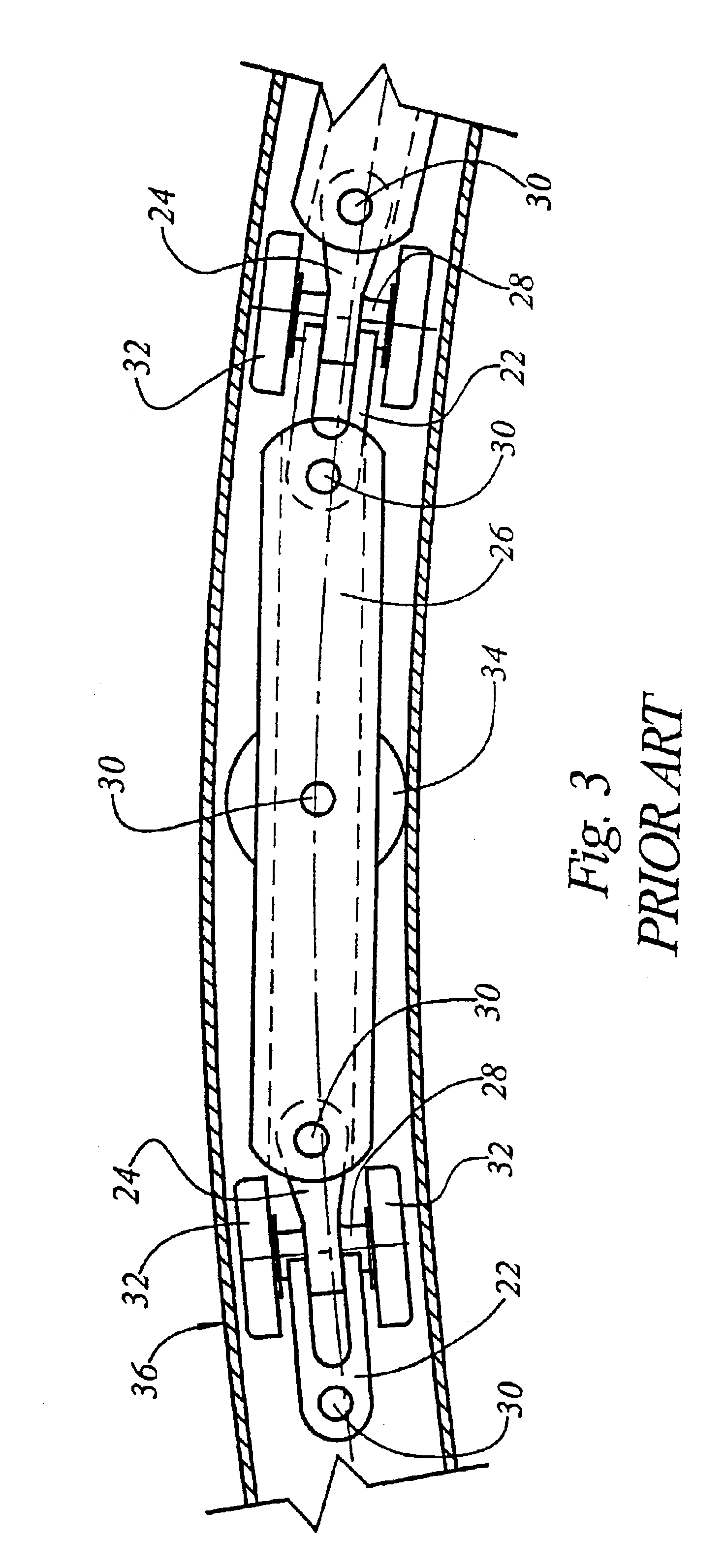 Conveyor for continuous proofing and baking apparatus