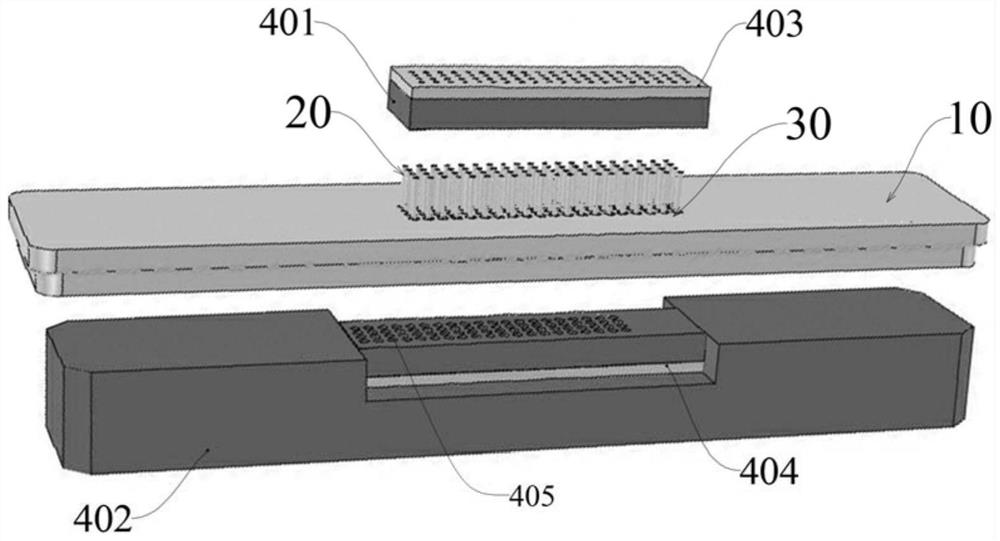 Photoelectric packaging shell and manufacturing process thereof