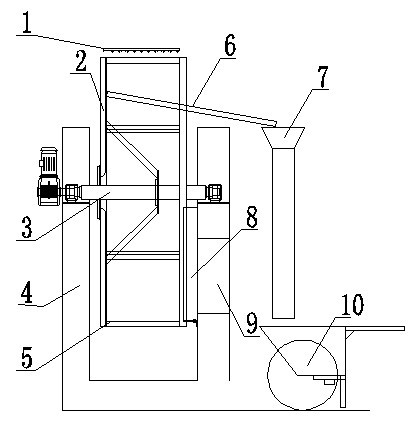 Dirt removal device for fine grid