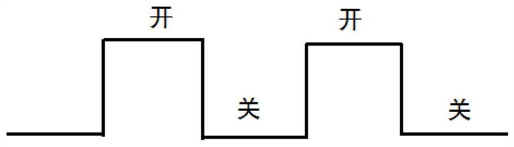 Automatic monitoring device for brightness change of pulse width modulation lamp