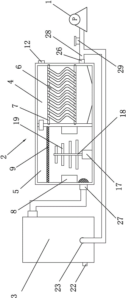 Intelligent urban central landscape park water treatment device and method