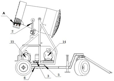 Snowmaker for aircraft testing