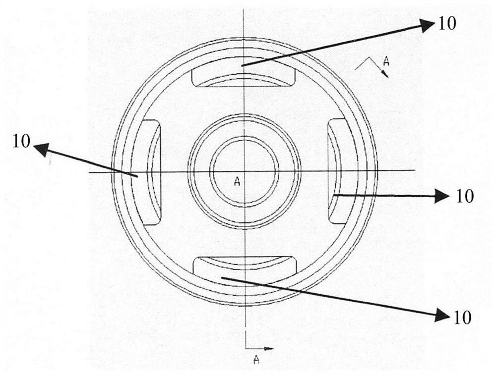 A method and device for machining process grooves