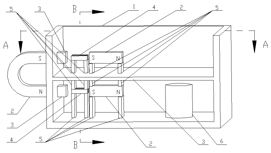 Trigger method of metal-enclosed in-vivo tester based on giant magnetoresistance effect