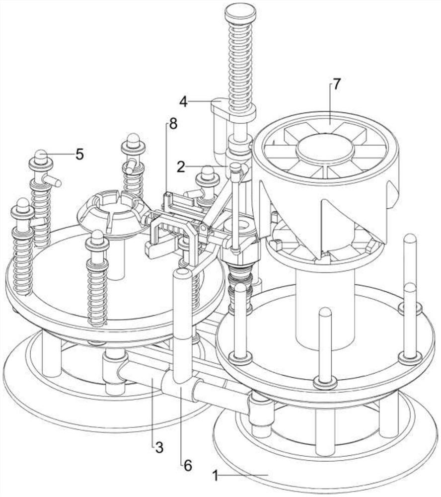 Extrusion mounting equipment for sealing washer of gas pipe connecting end