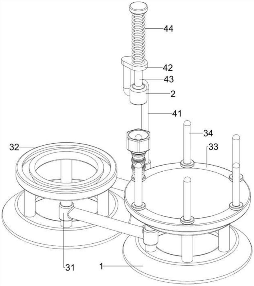 Extrusion mounting equipment for sealing washer of gas pipe connecting end