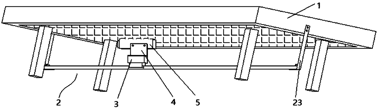 Dust removal processing table and working method