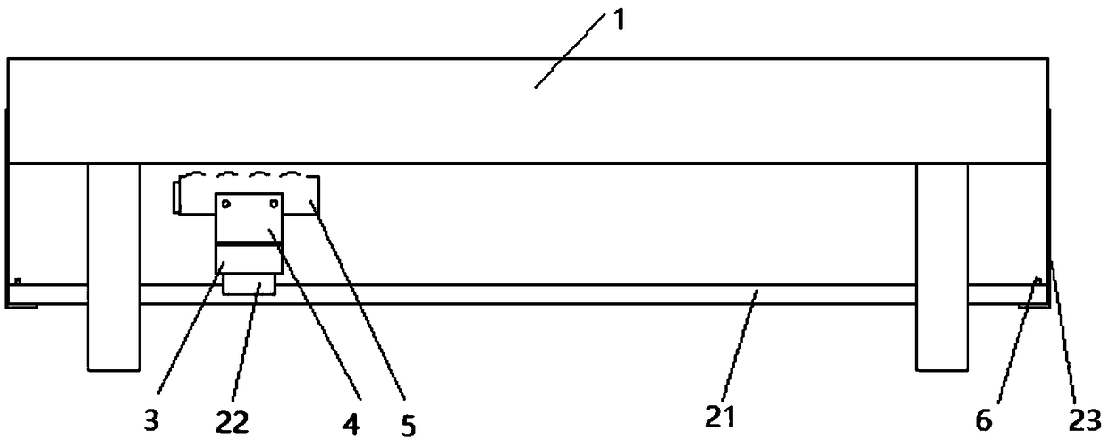 Dust removal processing table and working method