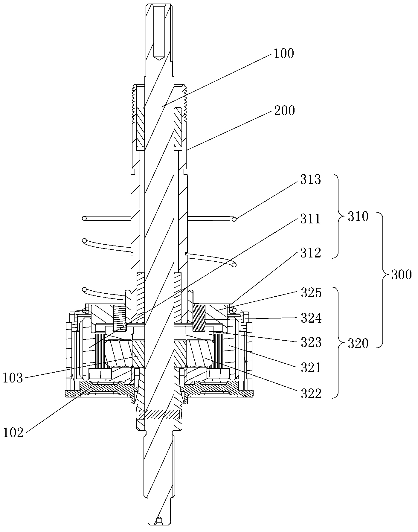 Differential linkage device of washing machine