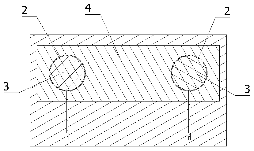 Process for titanium alloy combined casting