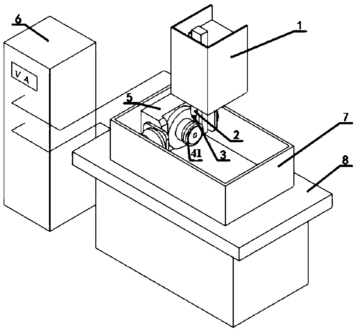 Leaf-disk-type part processing system and method based on arc discharge and milling combination