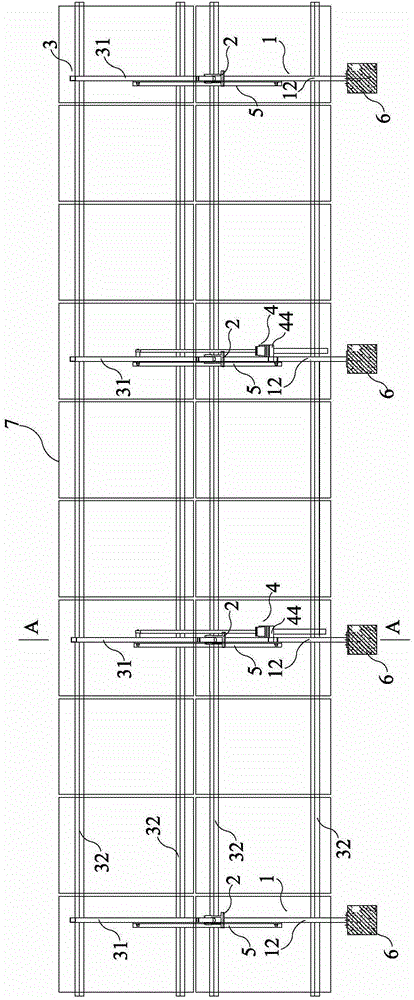 Solar power generation unit and solar cell plate supporting and elevation tracking device thereof