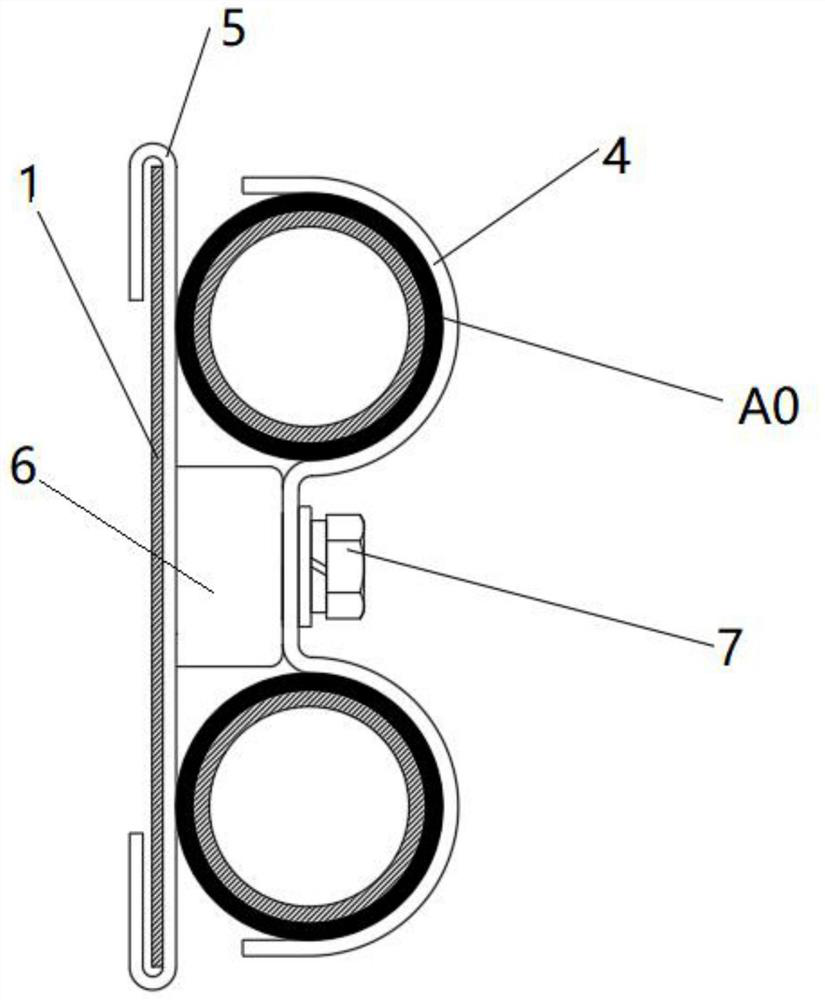 An adaptive installation mechanism and door structure for flexible variable pressure pipelines