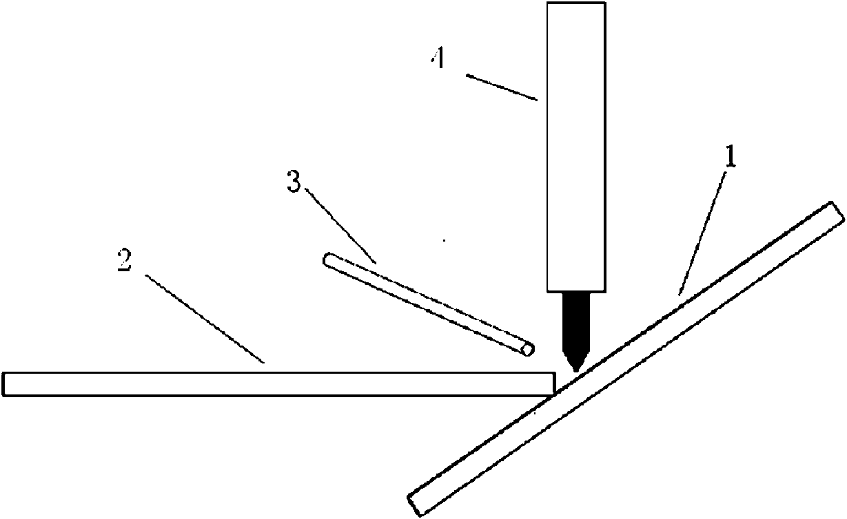 Angle welding method of stainless steel sheet on basis of image processing