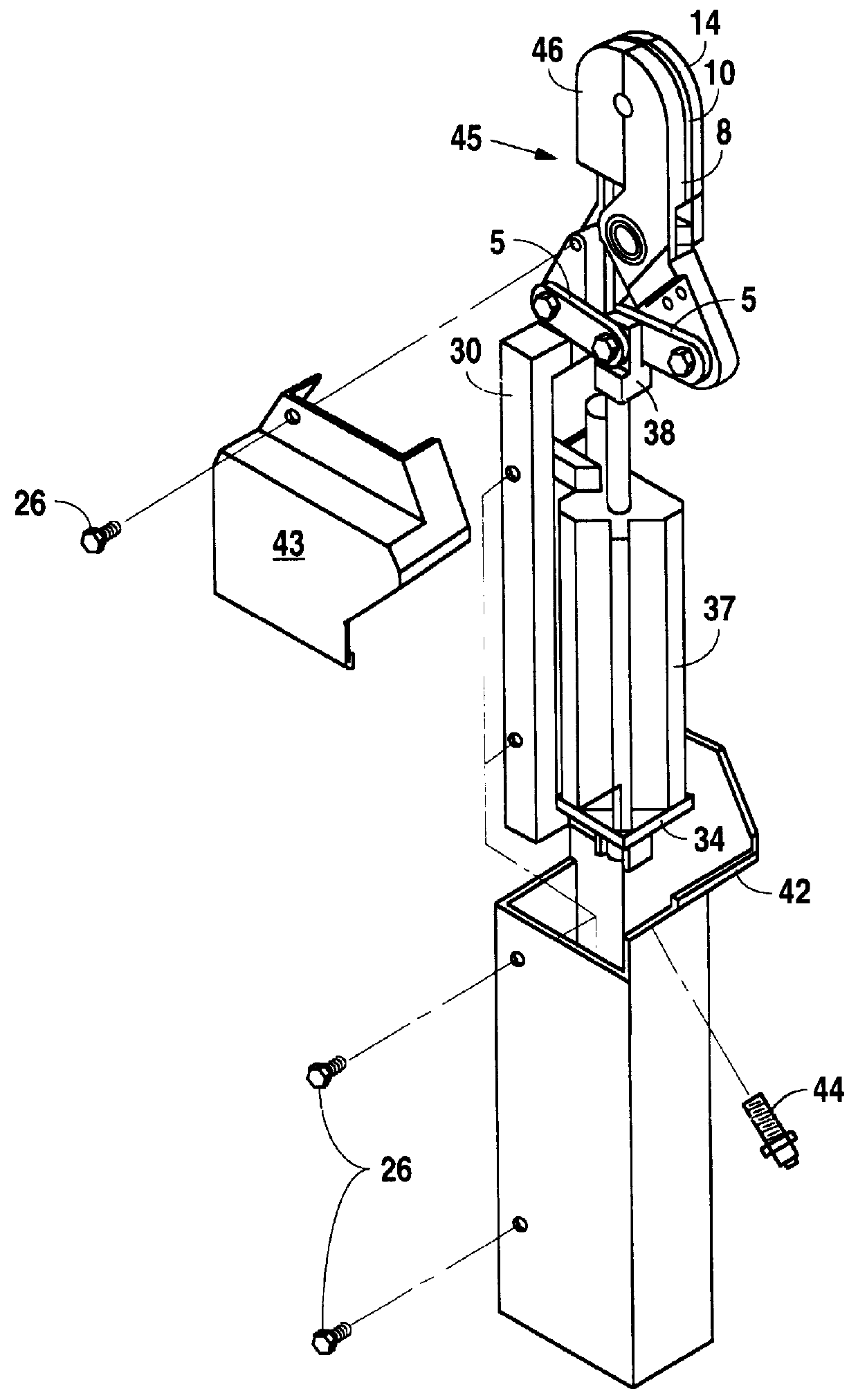 Apparatus and method for precisely aligning and welding two pieces of weldable material