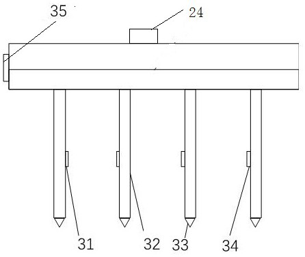 Handheld bottom sediment sample profile acoustic full-automatic measurement device