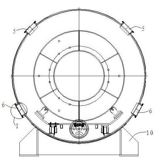 Horizontal multi-arc coating chamber