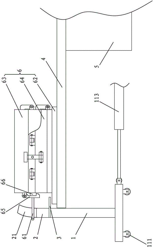 Automatic mold opening device for injection molding machine and injection molding machine composed of same