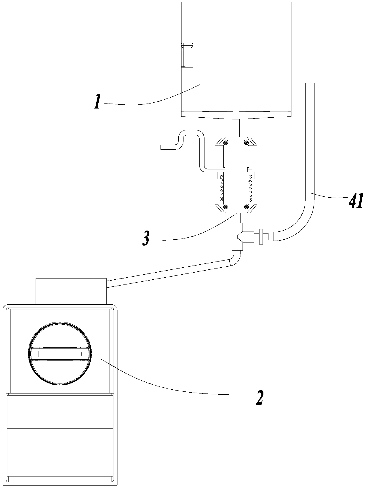 Water injection system, ice maker and refrigerator