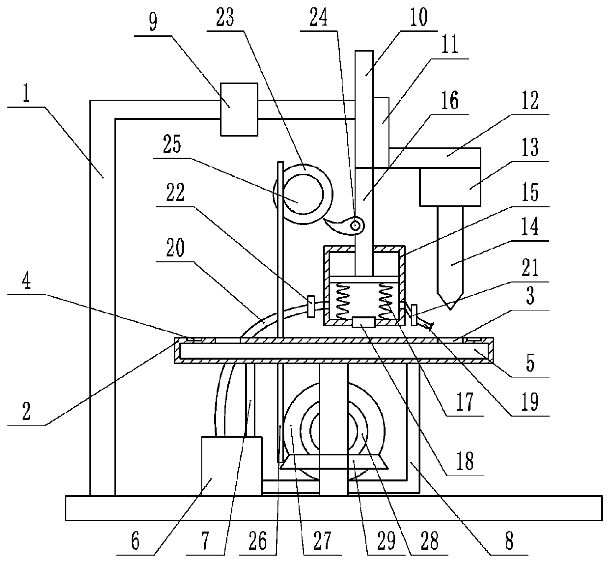 Auto parts punching device