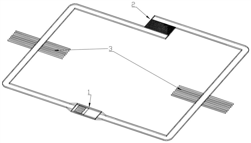 A double evaporator condenser loop heat pipe